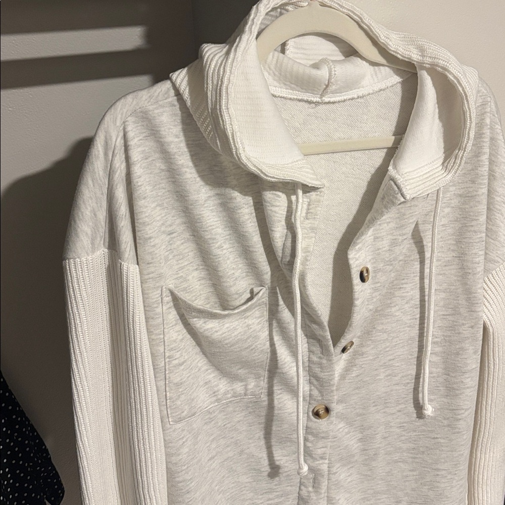 Button Up Sweater Jacket - Picture 2 of 4